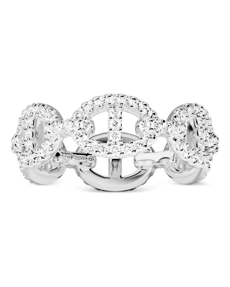 APM Monaco Maille Marine Ring in Pavé-Fassung - Silber Silber