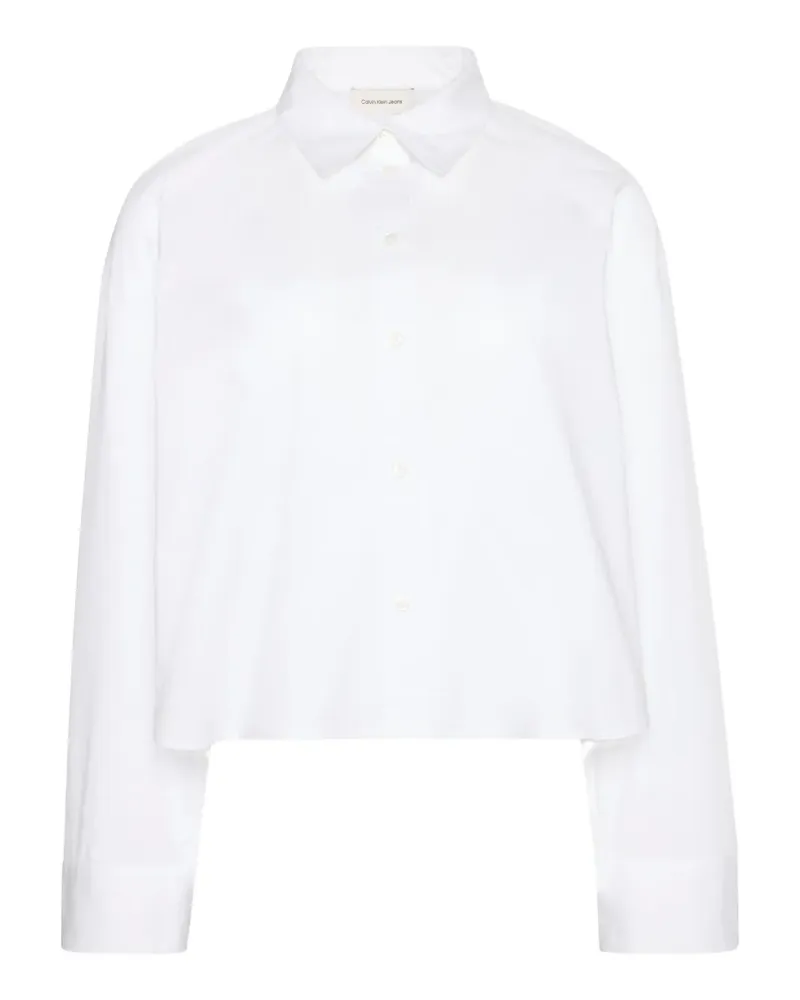 Calvin Klein buttoned long-sleeve shirt - Weiß Weiß