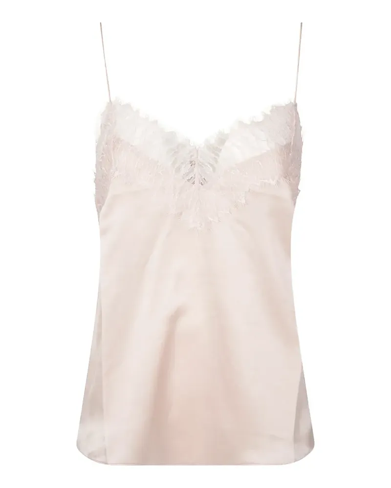 IRO lace V-neck blouse - Nude Nude