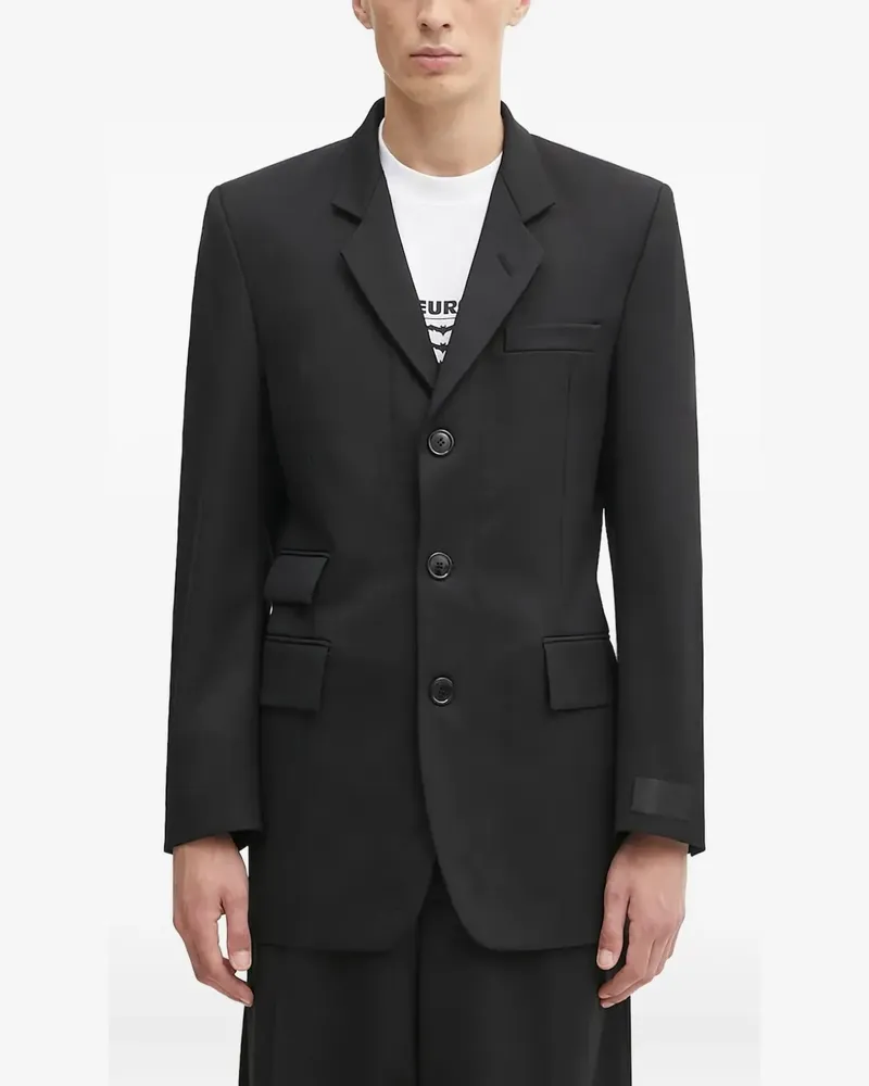 VETEMENTS Einreihiges Sakko - Schwarz Schwarz