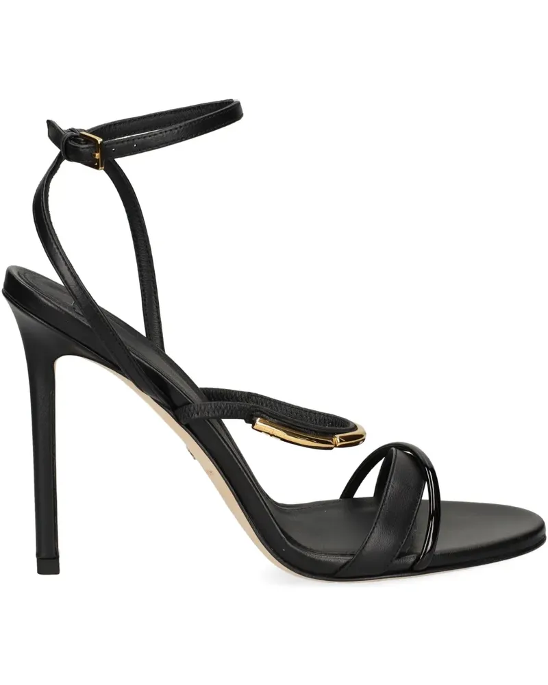 Elisabetta Franchi Sandalen mit Schnallenriemen - Schwarz Schwarz