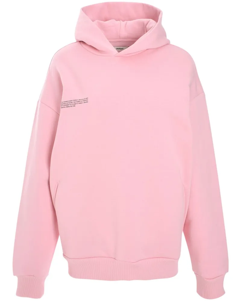 PANGAIA Hoodie mit Logo-Print - Rosa Rosa