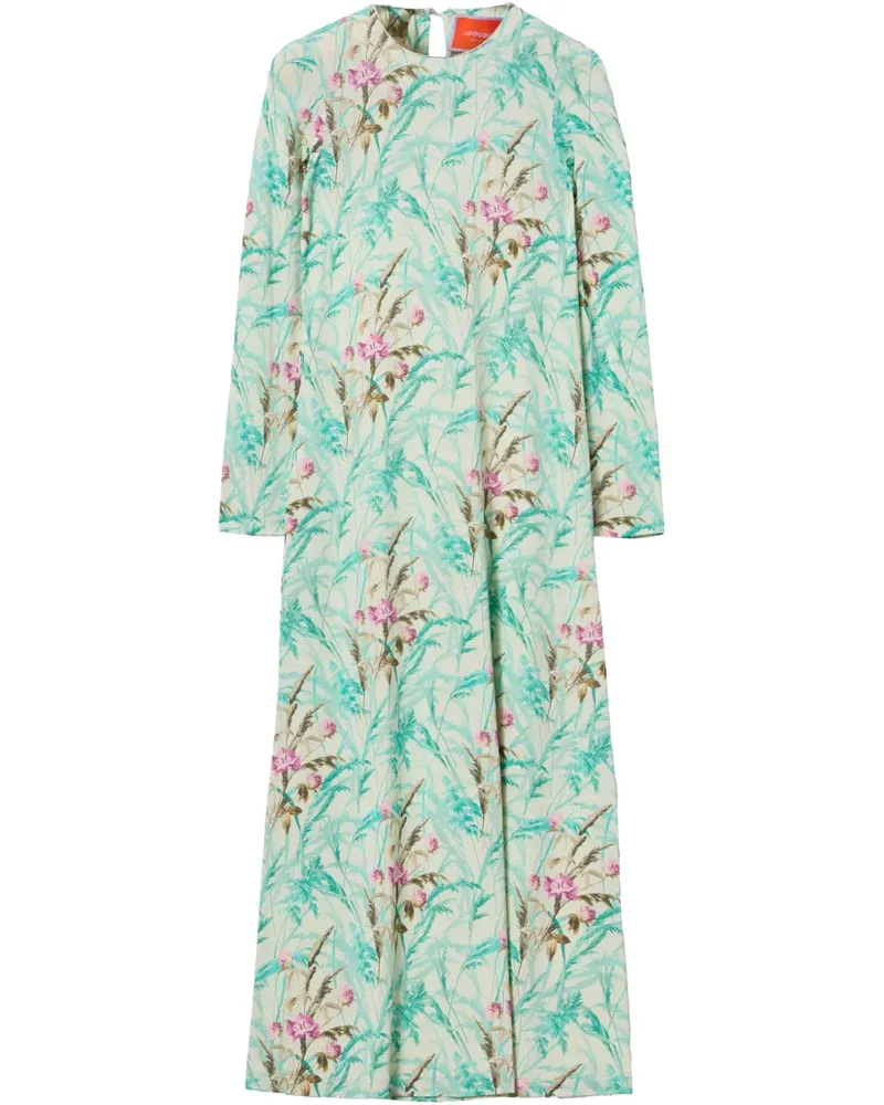 La DoubleJ Swing Midikleid - Grün Grün