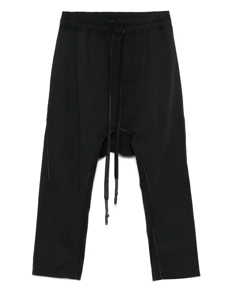 Isaac Sellam Serge Hose - Schwarz Schwarz