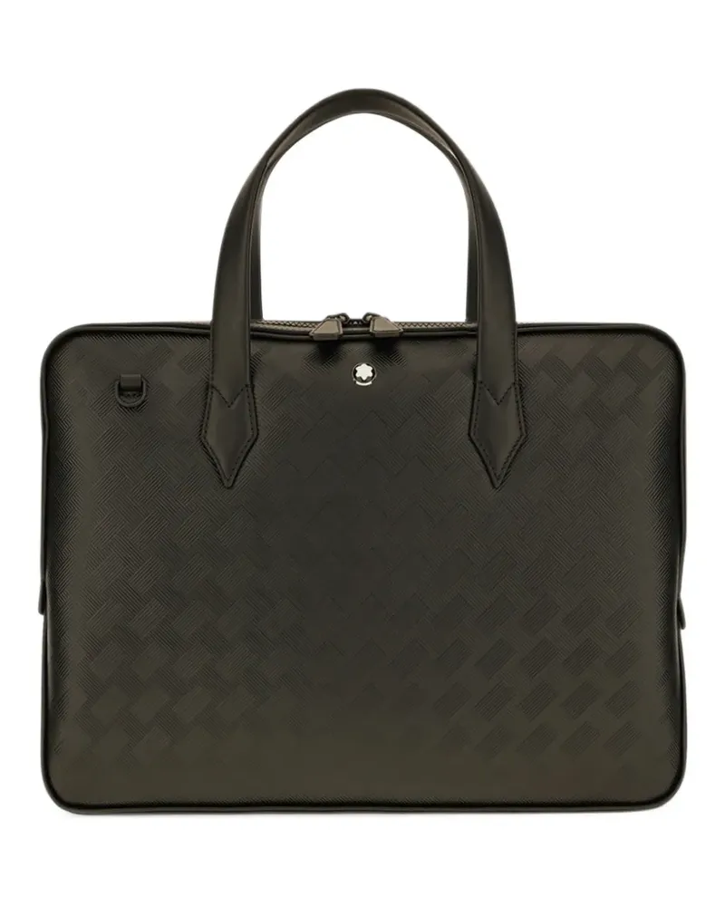 Montblanc geometric-patterned briefcase - Schwarz Schwarz