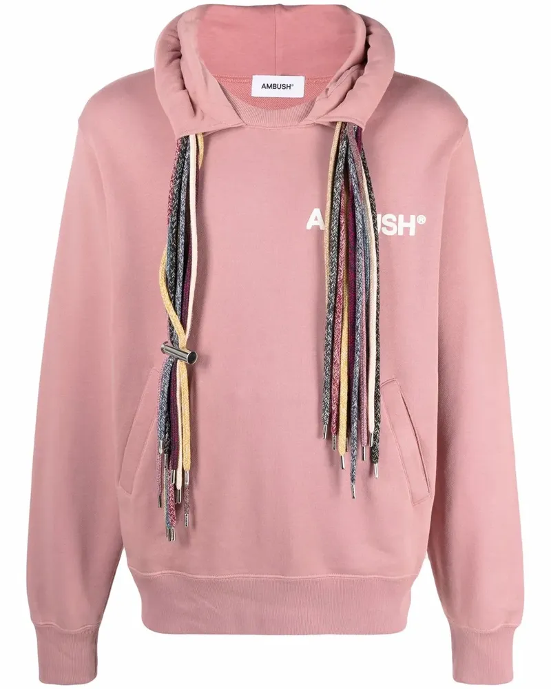 AMBUSH Sweatshirt mit Kordelzügen - Rosa Rosa