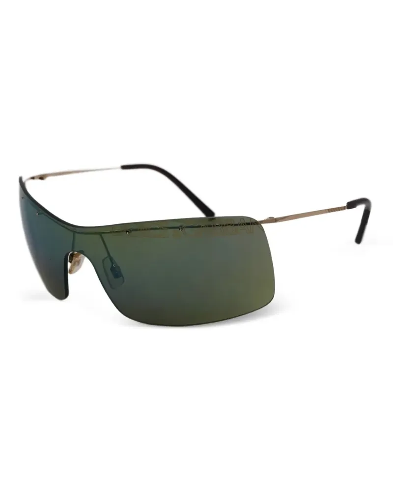 Dolce & Gabbana rectangle-frame sunglasses - Gold Gold