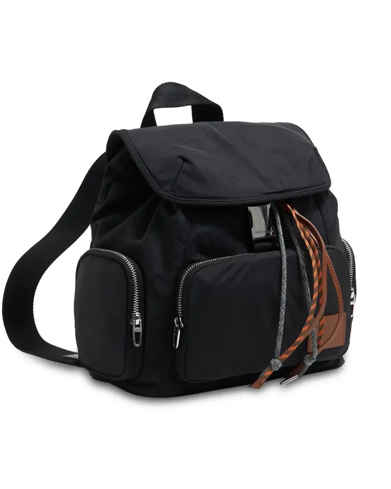 BIMBA Y LOLA Mittelgroßer Rucksack mit Logo - Schwarz Schwarz