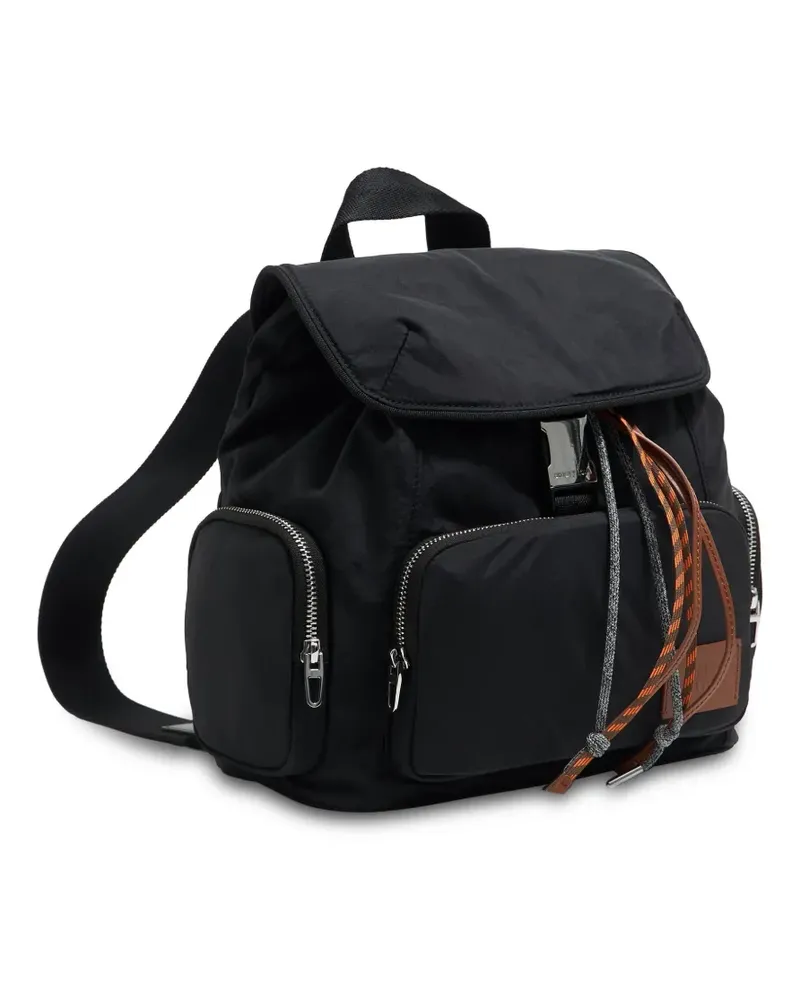 BIMBA Y LOLA Mittelgroßer Rucksack mit Logo - Schwarz Schwarz