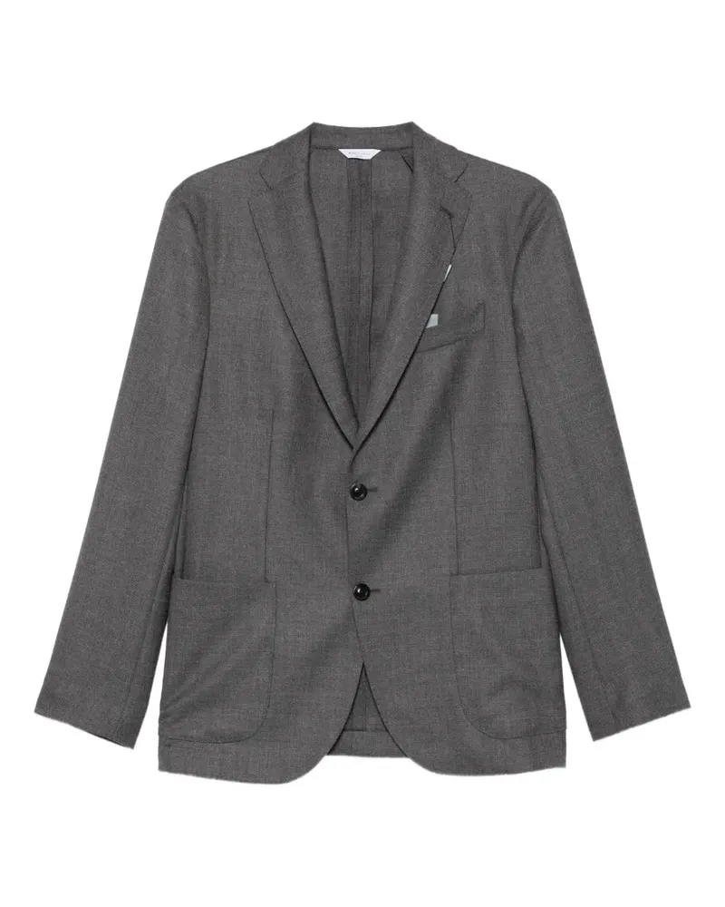 Boglioli single-breasted wool blazer - Grau Grau