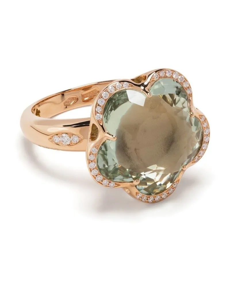 Pasquale Bruni 18kt Rotgoldring mit Diamanten - Rosa Rosa