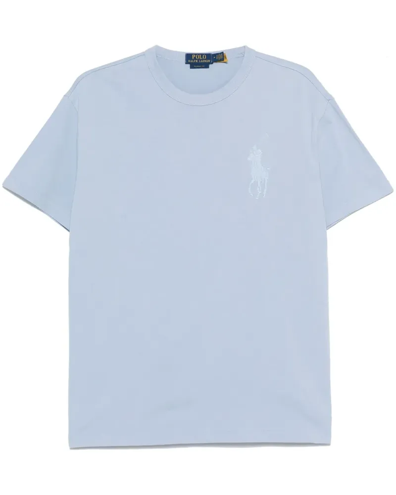 Ralph Lauren T-Shirt mit Polo Pony-Stickerei - Blau Blau