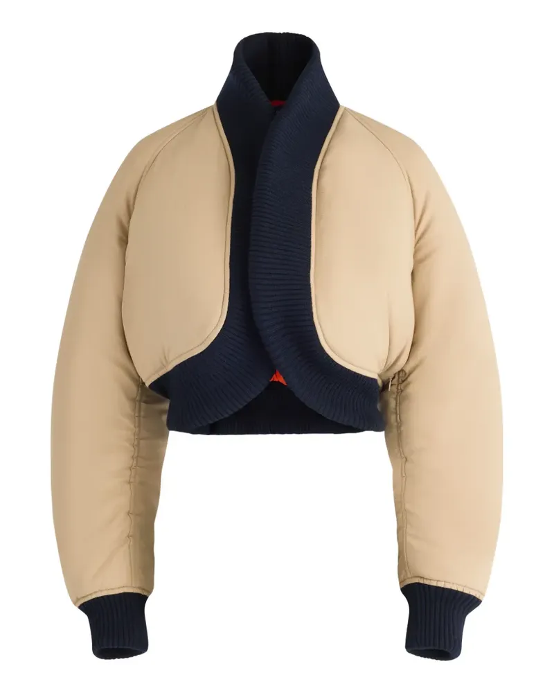 Jean Paul Gaultier Gerippte Bomberjacke - Nude Nude
