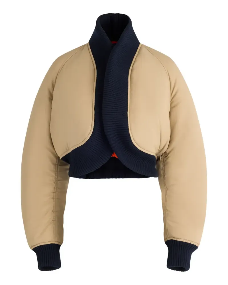 Jean Paul Gaultier Gerippte Bomberjacke - Nude Nude