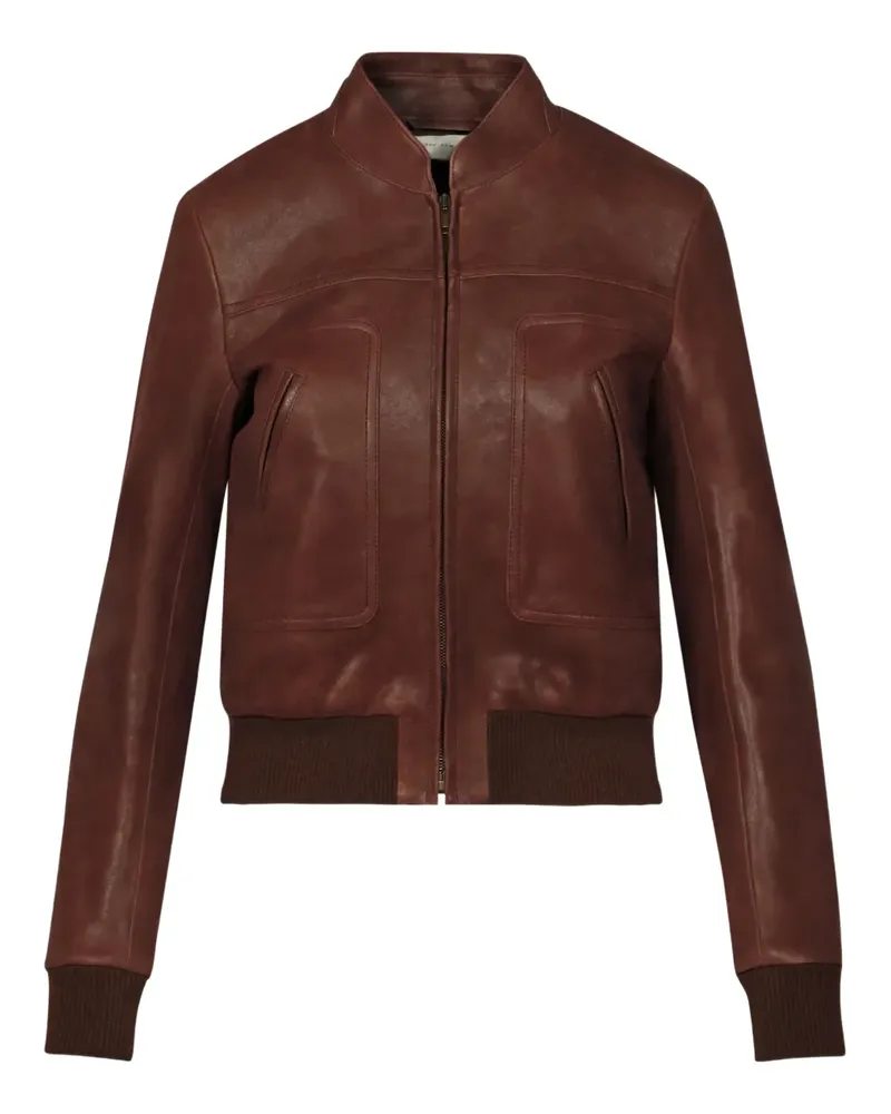 The Row pocket zip-up jacket - Braun Braun