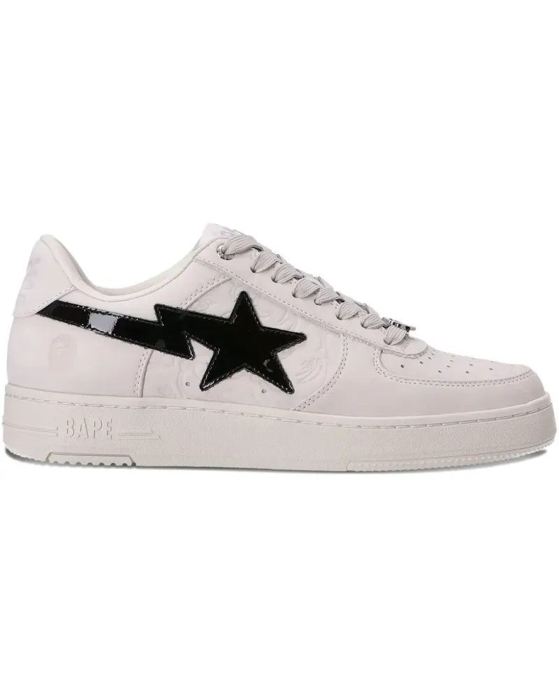 BAPE STA Sneakers mit Logo-Patch - Weiß Weiß