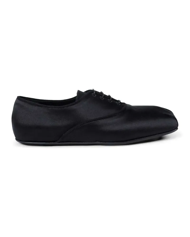 Ann Demeulemeester Tavis Oxford-Schuhe aus Satin - Schwarz Schwarz