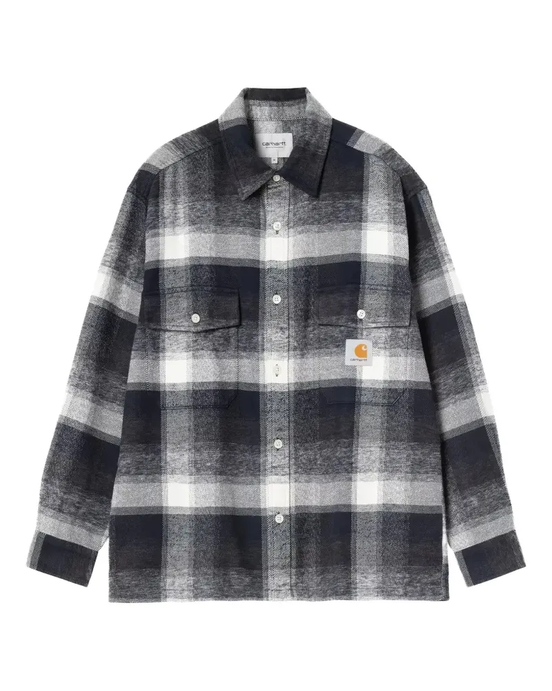 Carhartt WIP Kariertes Esterson Hemd - Blau Blau