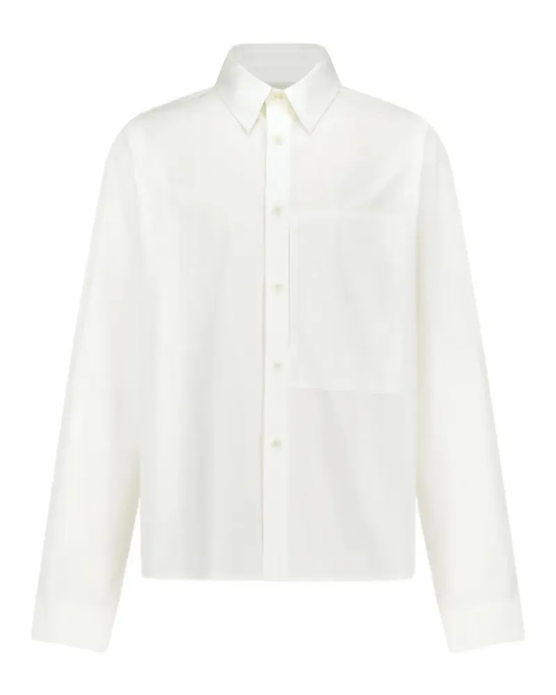 AMOMENTO chest-pocket shirt - Weiß Weiß