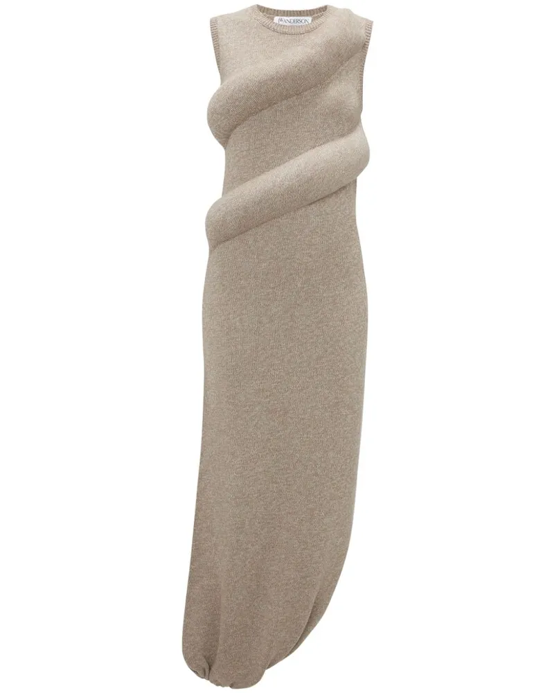 J.W.Anderson Gepolstertes Strick-Maxikleid - Nude Nude