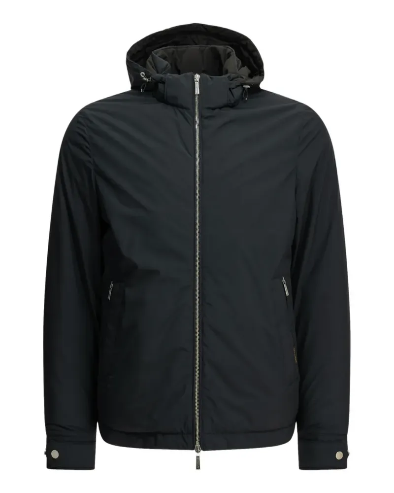 MOORER hooded down-filled jacket - Blau Blau