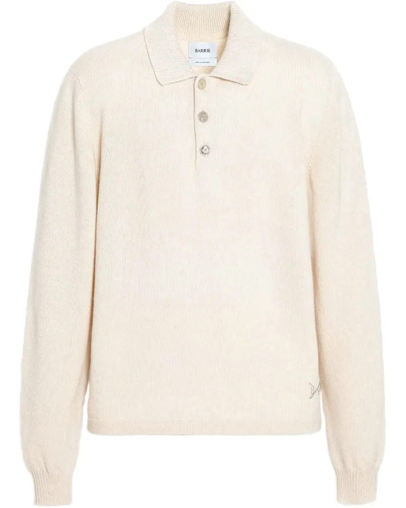 Barrie Poloshirt mit B-Label - Weiß Weiß