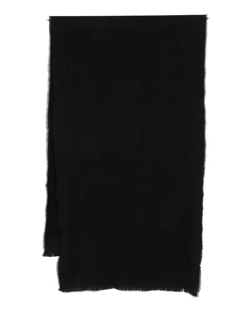 Tagliatore fringed scarf - Schwarz Schwarz