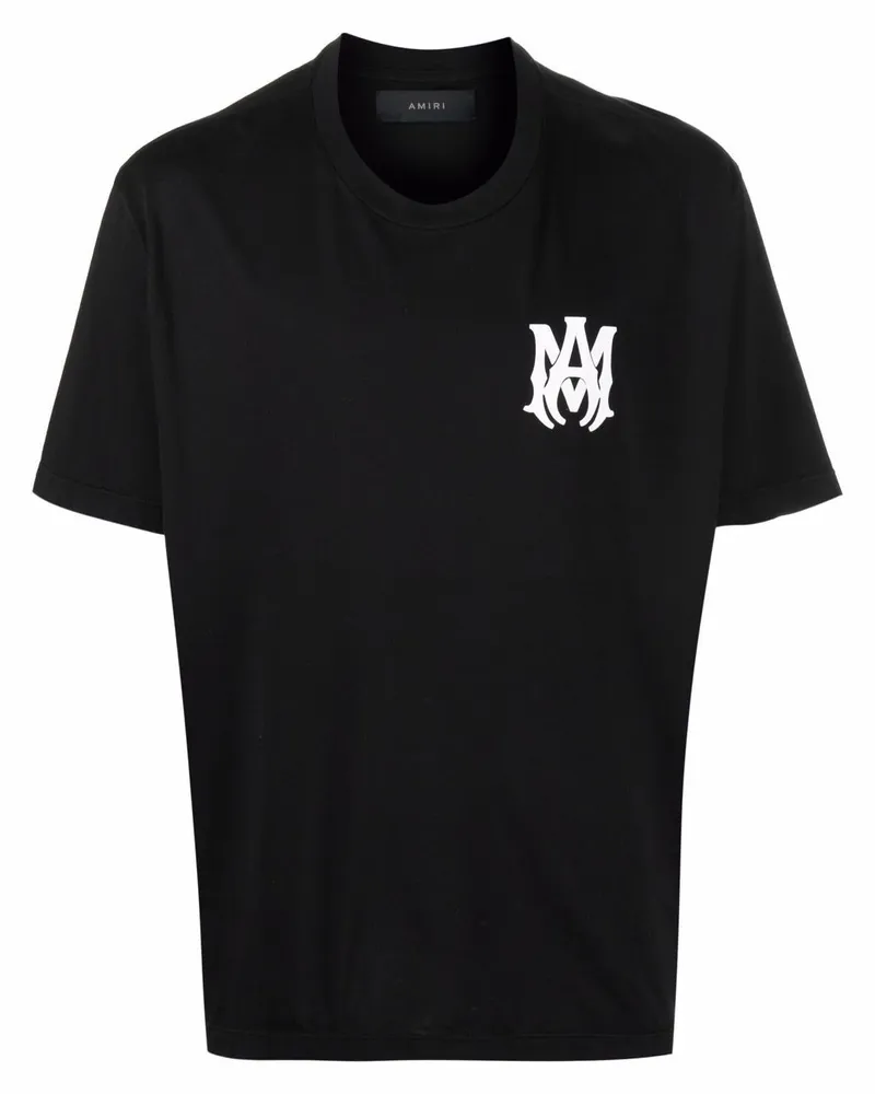 Amiri T-Shirt mit Logo-Print - Schwarz Schwarz