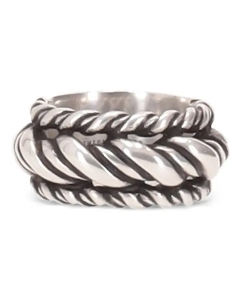 Ann Demeulemeester Reau Twisted Triple Ring - Silber Silber
