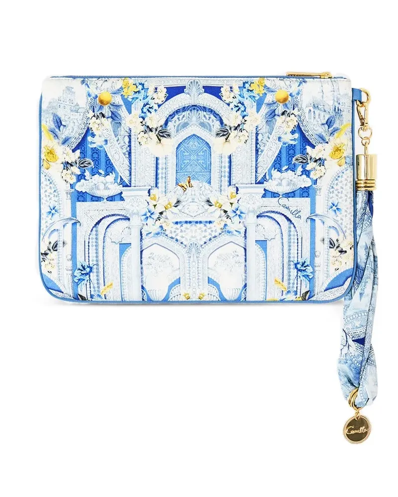 Camilla De nada granada clutch bag - Weiß Weiß