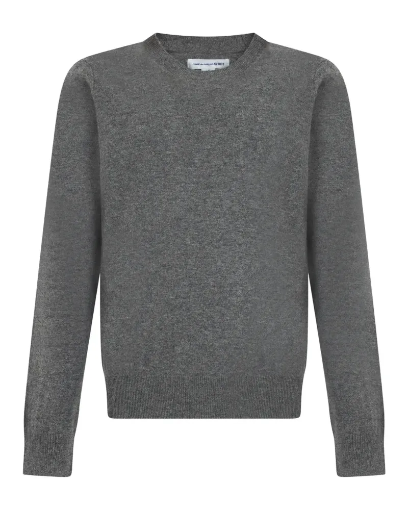 Comme des Garçons Fein gestrickter Pullover - Grau Grau