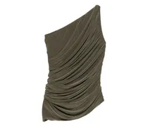 Drapiertes Diana Mio One-Strap-Badeoberteil - Grün