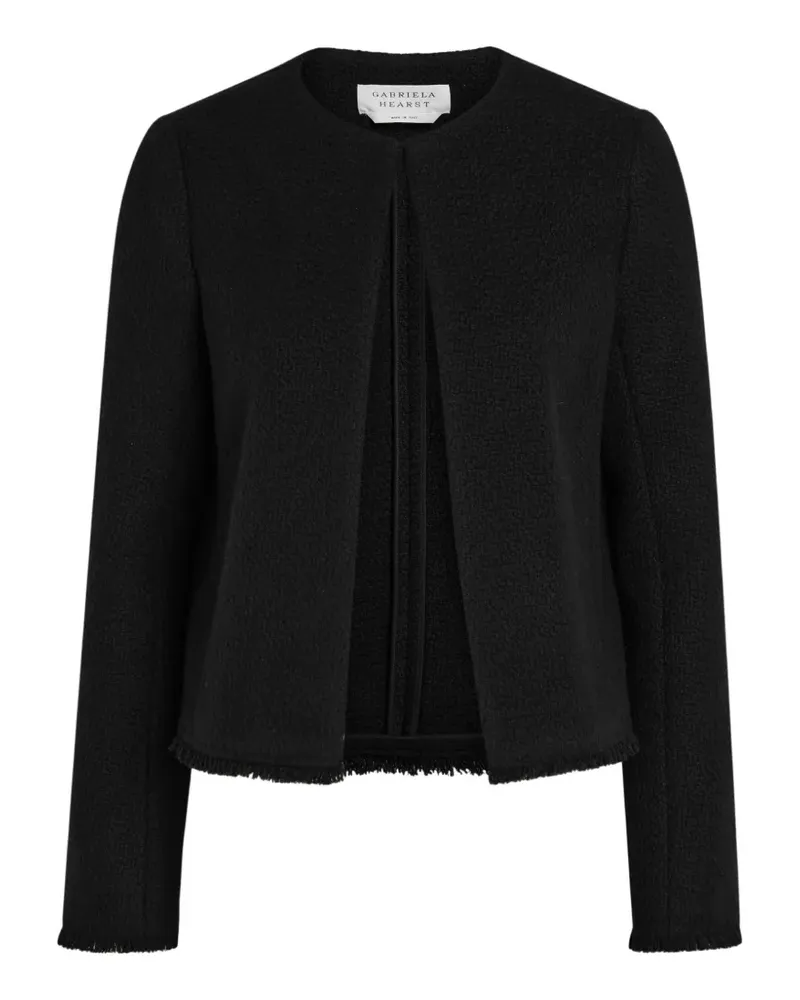 Gabriela Hearst fringed jacket - Schwarz Schwarz