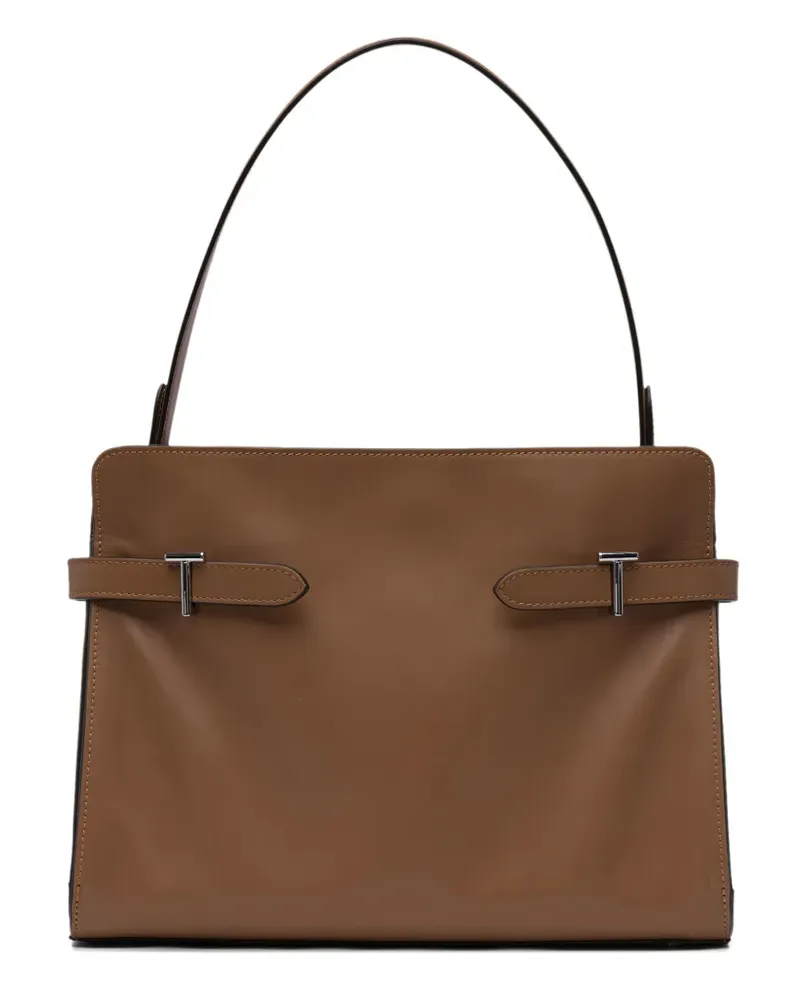Le Tanneur Tote Bag mit Schnalle - Braun Braun