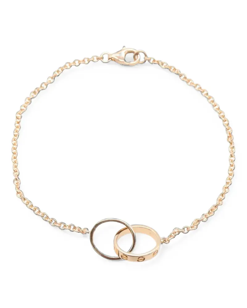 Cartier 2010s Love interlocking-ring bracelet - Gold Gold