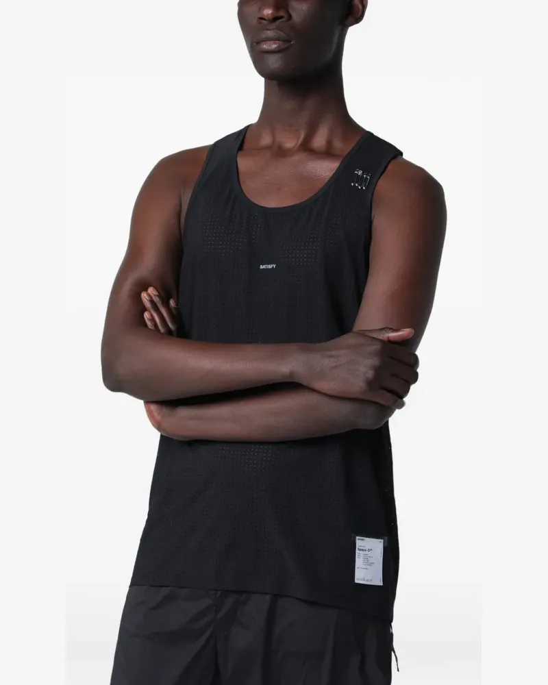 Satisfy Space-O™ Tanktop - Schwarz Schwarz