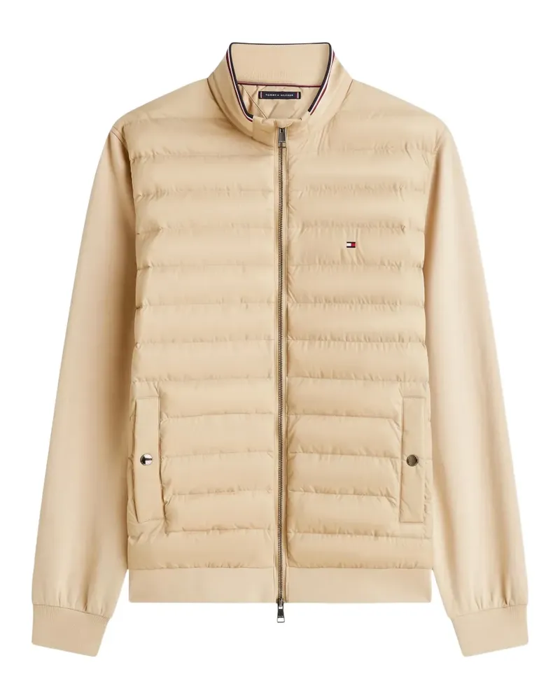 Tommy Hilfiger Gesteppte Mixed-Media-Jacke - Nude Nude