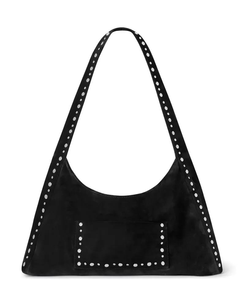 GIMAGUAS Maxi Franca Schultertasche mit Nieten - Blau Blau