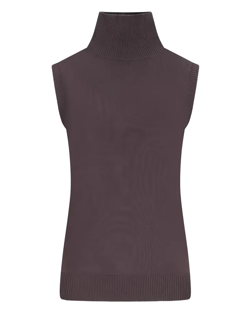 SPORTMAX Vertigo Rollkragenoberteil - Braun Braun