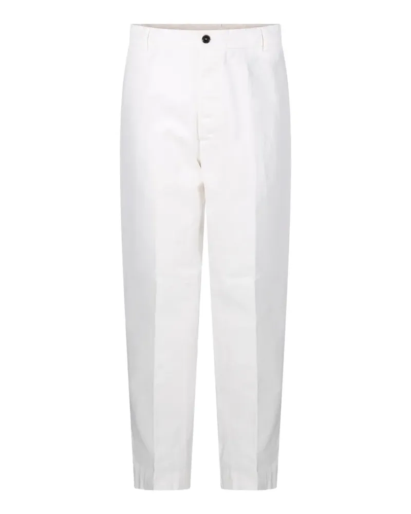 Original Vintage Style Chino mit geradem Bein - Weiß Weiß
