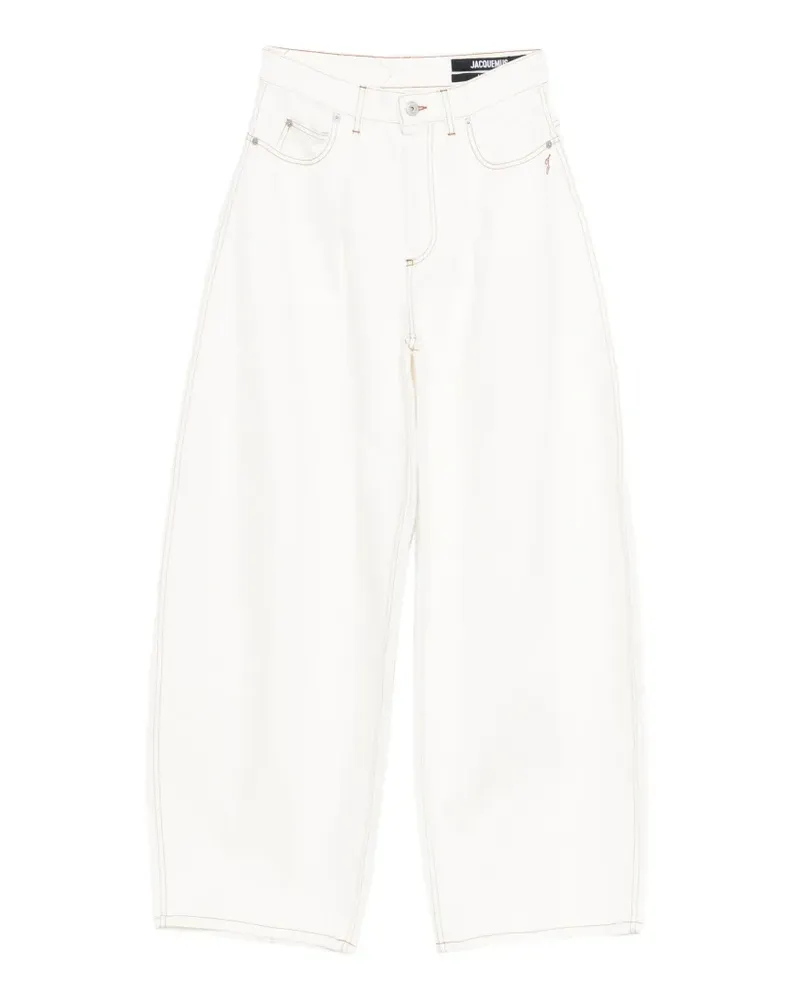 Jacquemus The Ovalo de Nîmes Jeans - Nude Nude