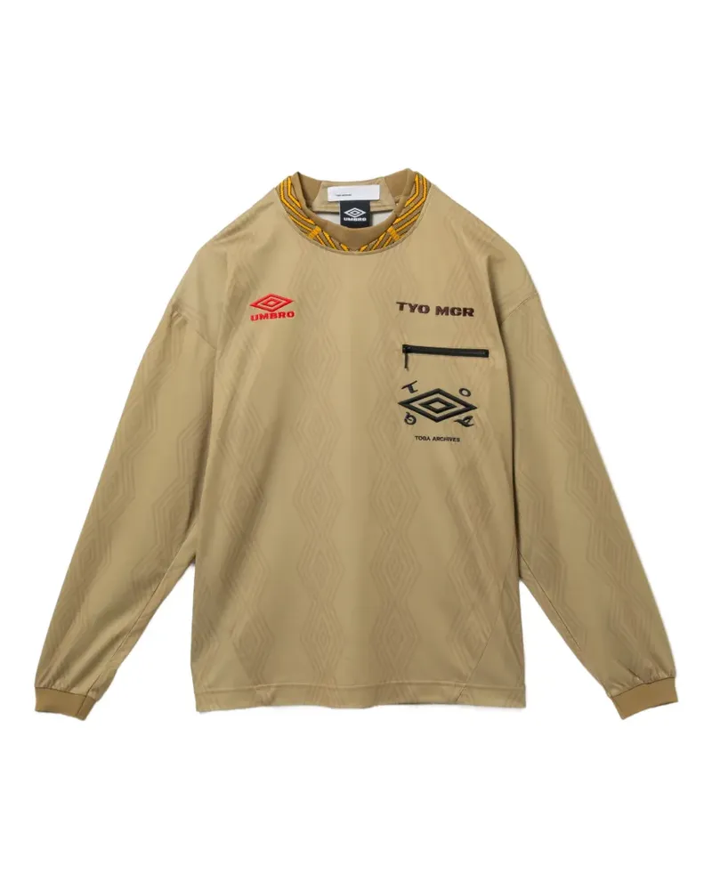 Toga x Umbro Langarmshirt mit Muster - Nude Nude