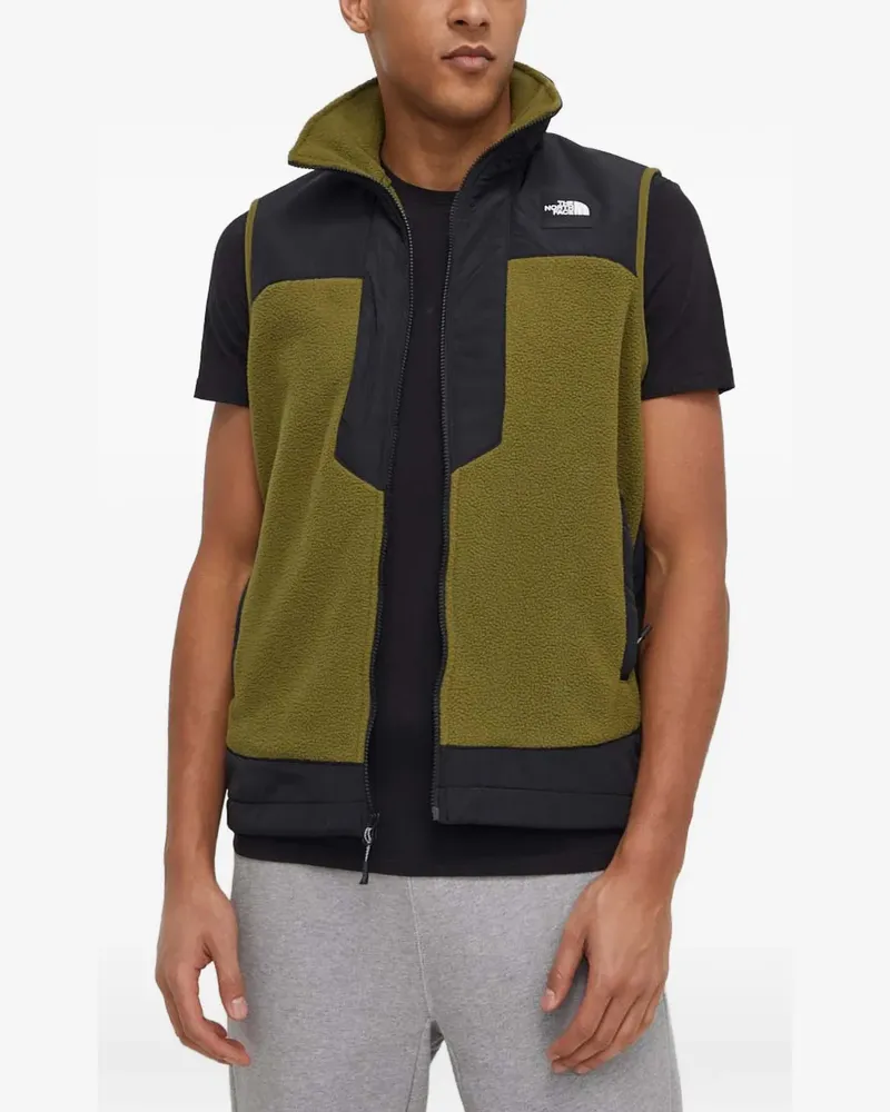 The North Face zip-up logo-print gilet - Grün Grün