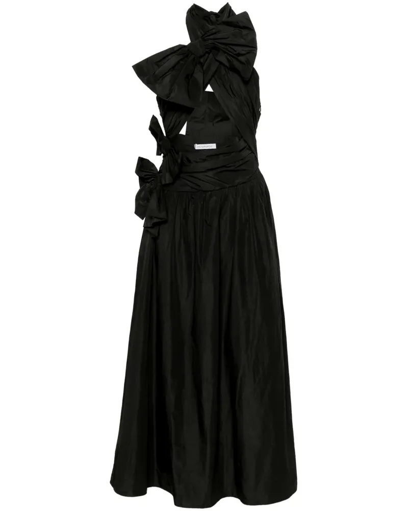 Viktor & Rolf Maxikleid mit Schleife - Schwarz Schwarz