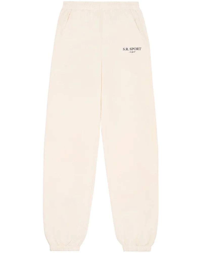 SPORTY & RICH Wimbledon Jogginghose - Nude Nude
