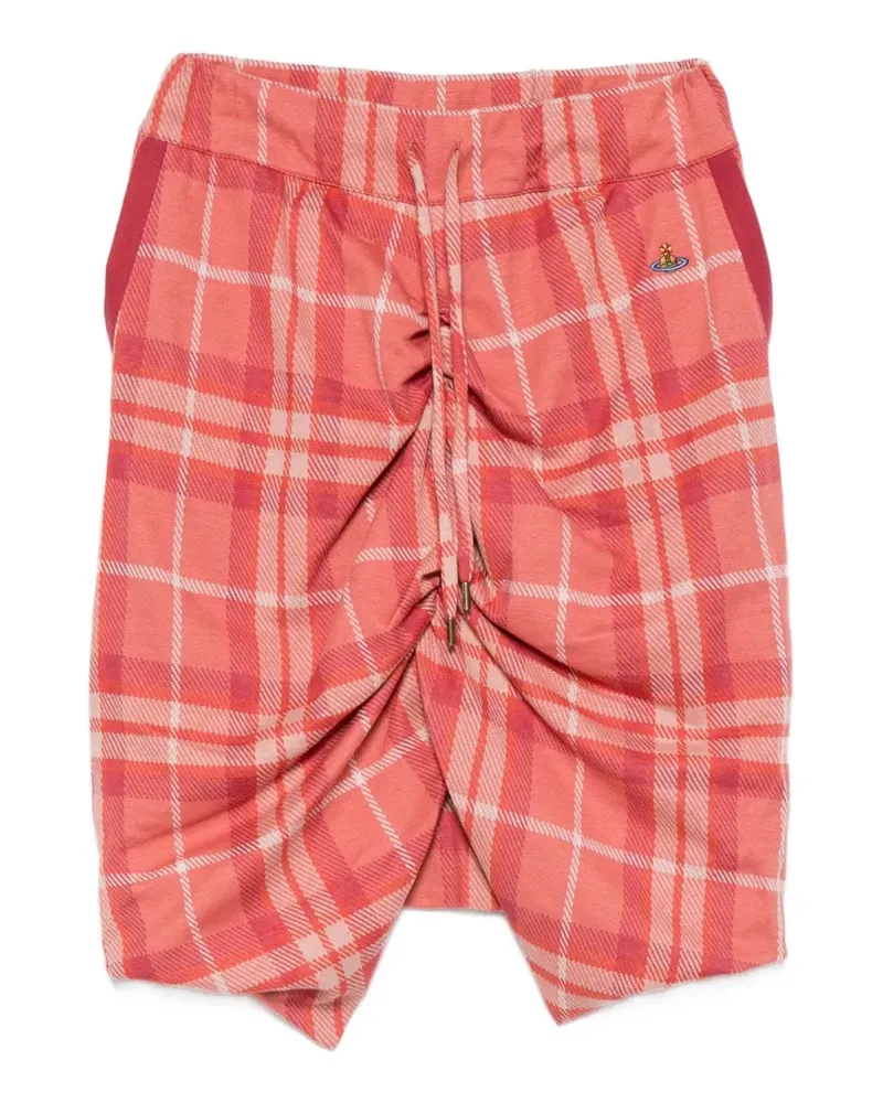 Vivienne Westwood Midirock mit Karomuster - Rot Rot