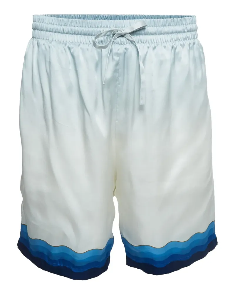 Casablanca Paris Pre-owned Shorts aus Seide - Blau Blau