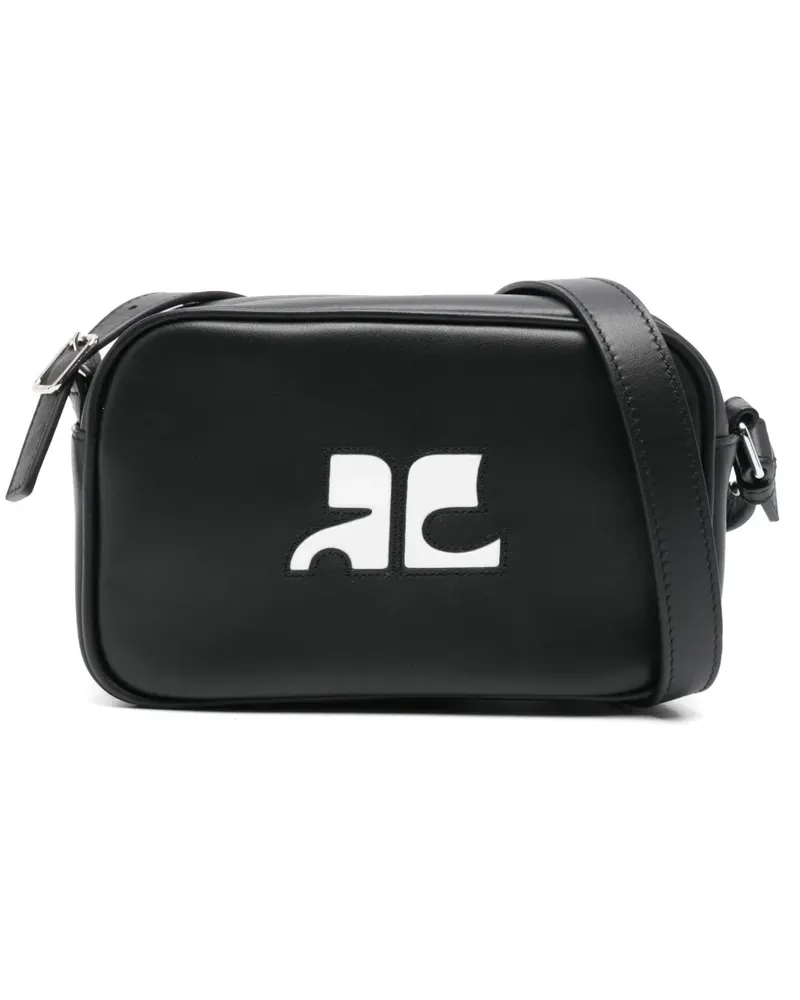 Courrèges Reedition Schultertasche - Schwarz Schwarz