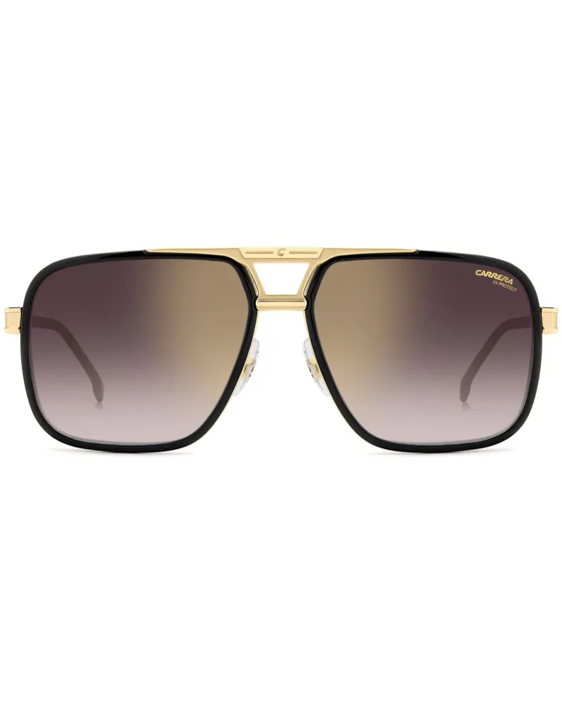 Carrera Sonnenbrille mit Logo-Gravur - Schwarz Schwarz