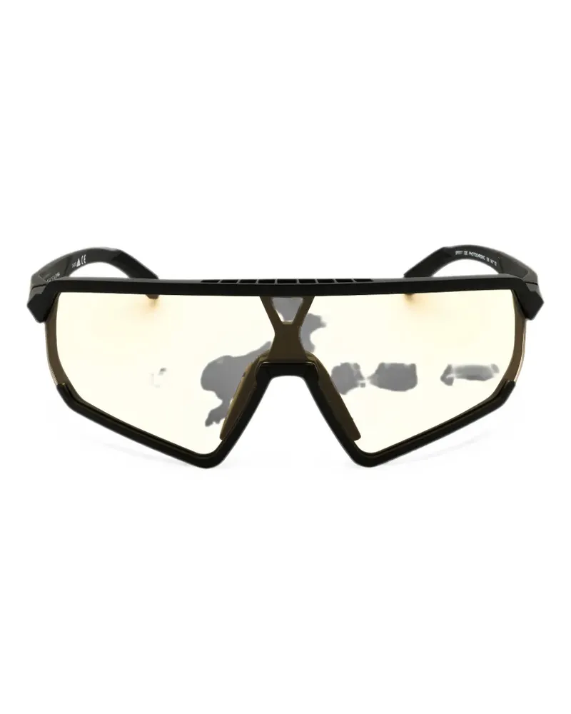 adidas SP0017 shield-frame sunglasses - Schwarz Schwarz